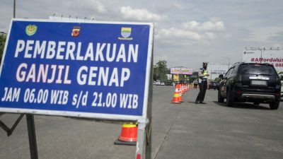 Daftar akses exit tol yang digunakan terkena ganjil genap