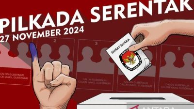 pemilihan kepala area serentak 2024, cek jadwal tak lama kemudian tahapannya